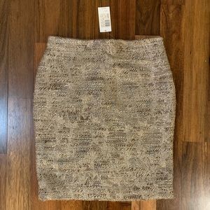 NWT BCBG Max Azria tweed sparkle pencil skirt